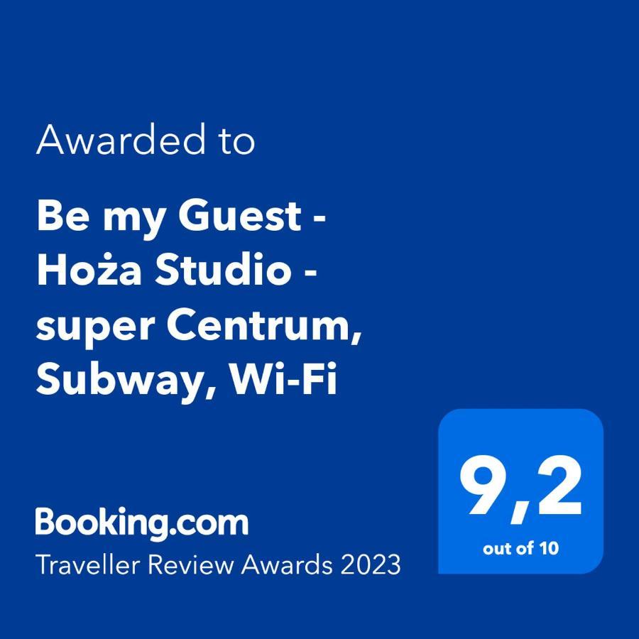 Be My Guest - Hoza Studio - Pkin Super Centrum Metro Wi-Fi Breakfast Varsavia Esterno foto
